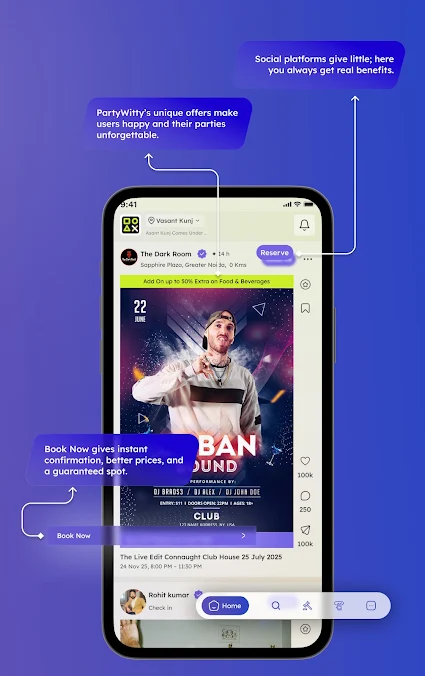 PartyWitty — Guest + Partner screenshot